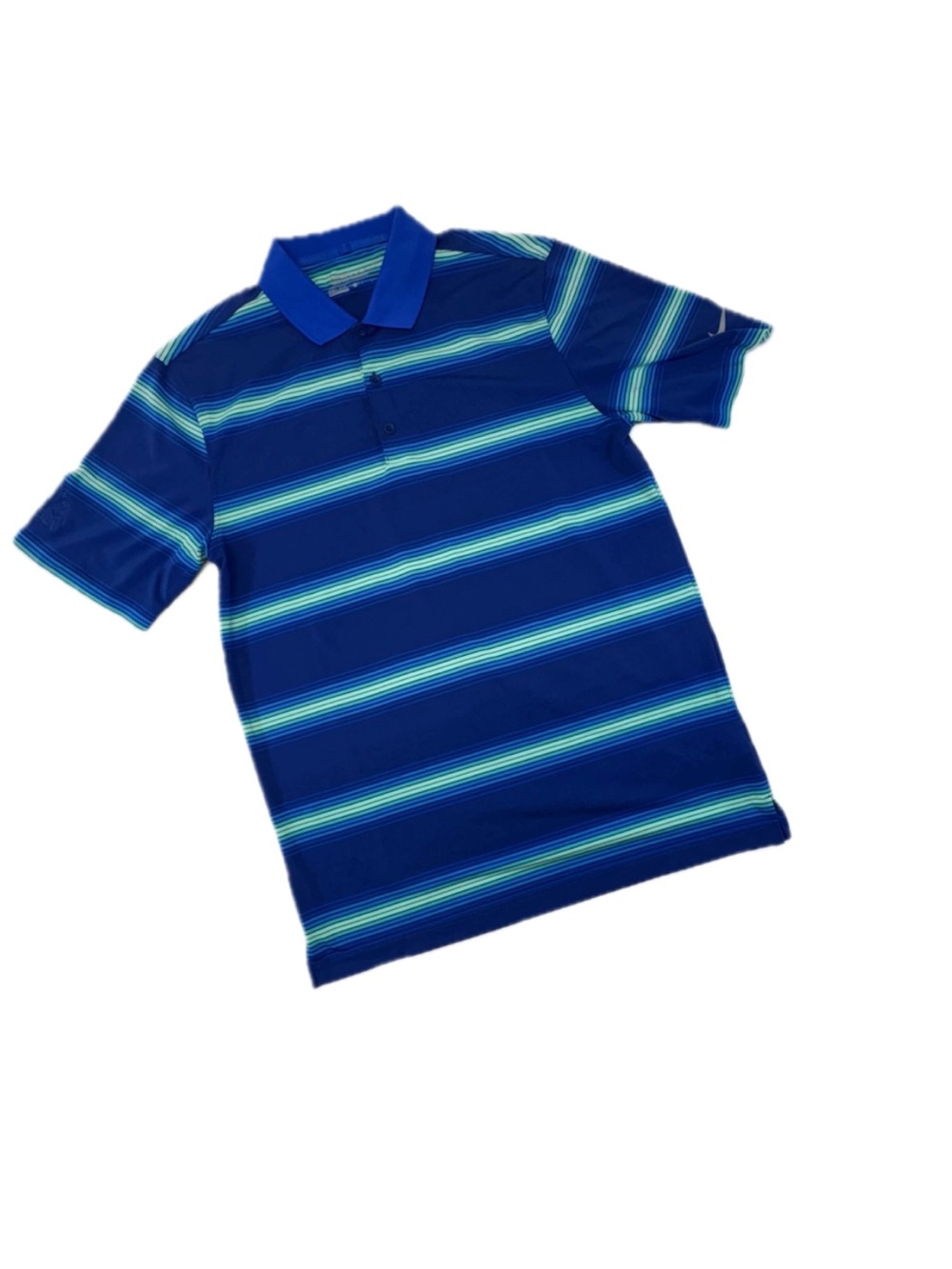 Nike Golf Tour Performance RBC Canadian Open 2015 Striped Polo Men Size S Small